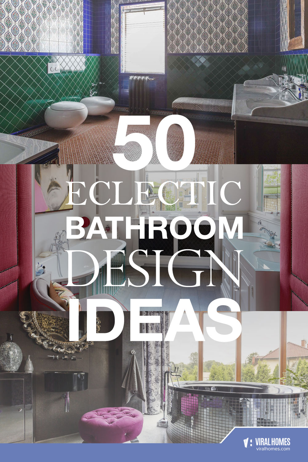 Eclectic Bathroom Ideas to Steal Attention