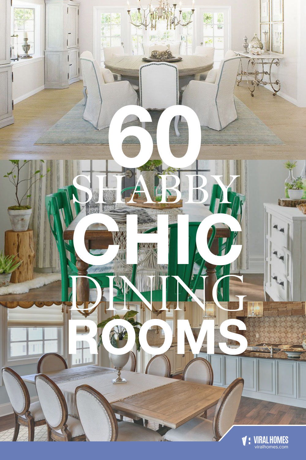 Shabby Chic Dining Room Designs That's Easy to the Eyes
