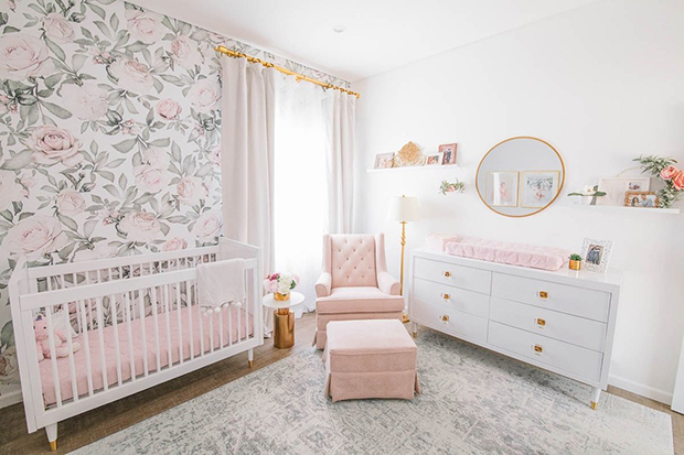 Blush Glam Nursery