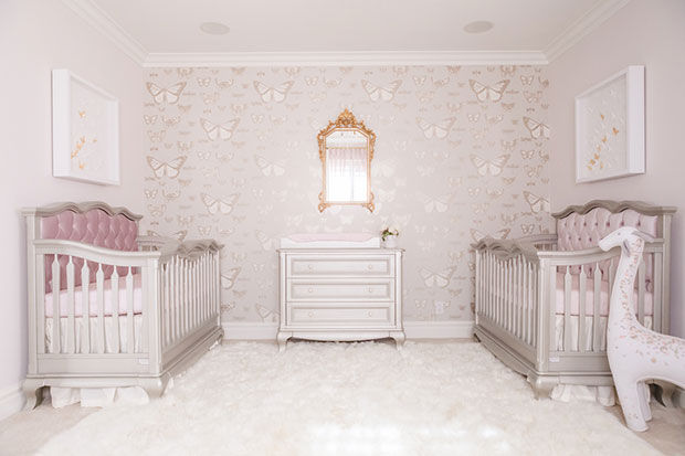 Butterfly Nursery for Twins