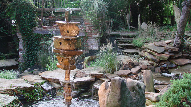 Luxury Outdoor Fountains Bird House Urn