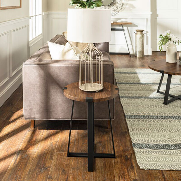 Enrique Cross Legs End Table