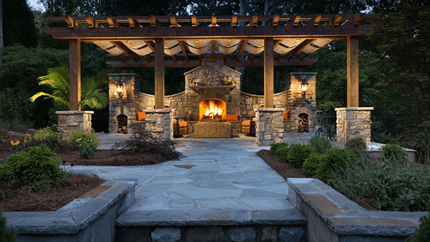 Tuscan-Style Outdoor Living