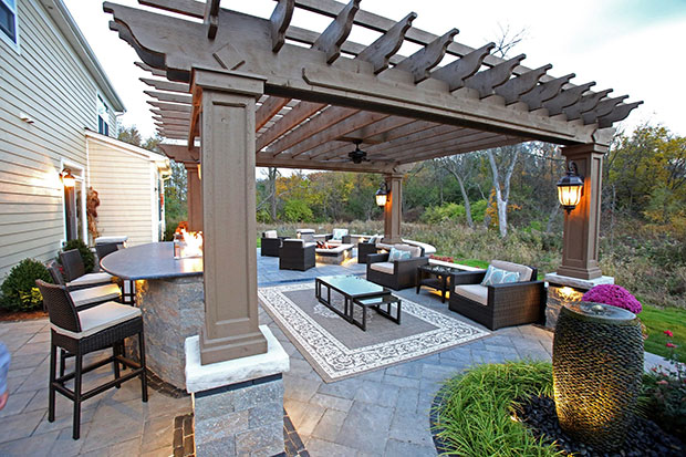 Lounge Area with Pergola