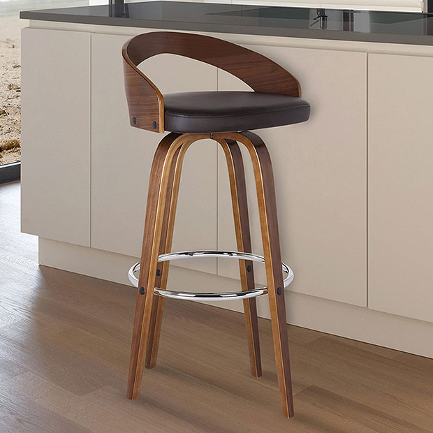 Sonia Barstool with Polyurethane Upholstery