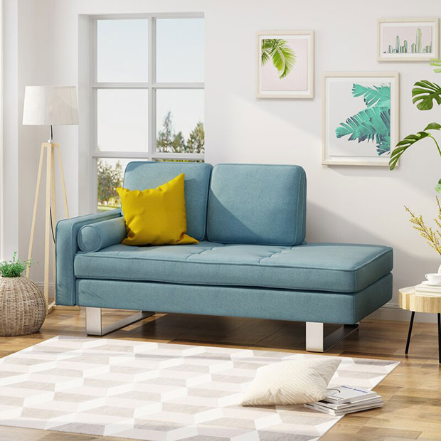 Square Arm Sofa Chaise