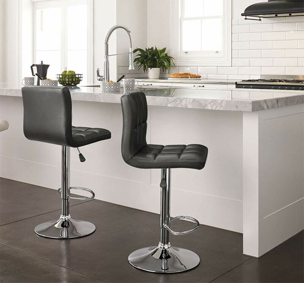 Renea Swivel Adjustable Height Bar Stool