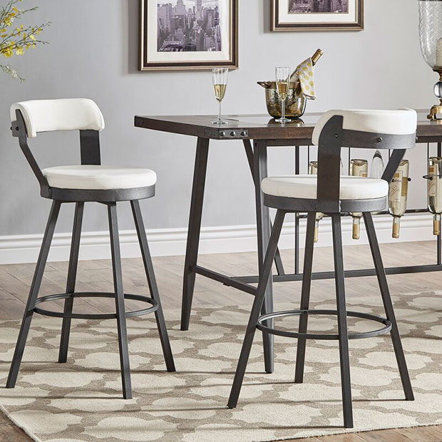 Wentworth Swivel Counter & Bar Stool