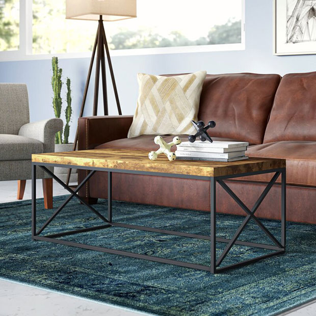 Chesterfield Sled Coffee Table