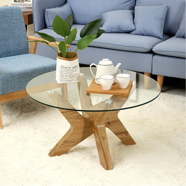 Cambridgeshire Cross Legs Coffee Table