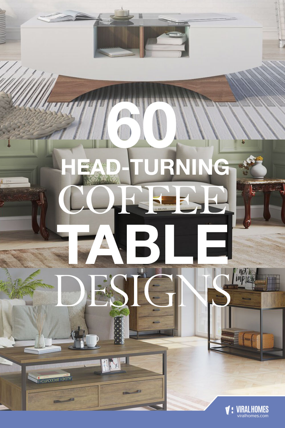 Head-Turning Coffee Table Designs for a Charismatic Living Room