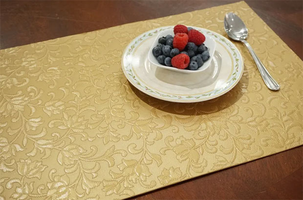 Towson 8 Piece Leather Placemat Set