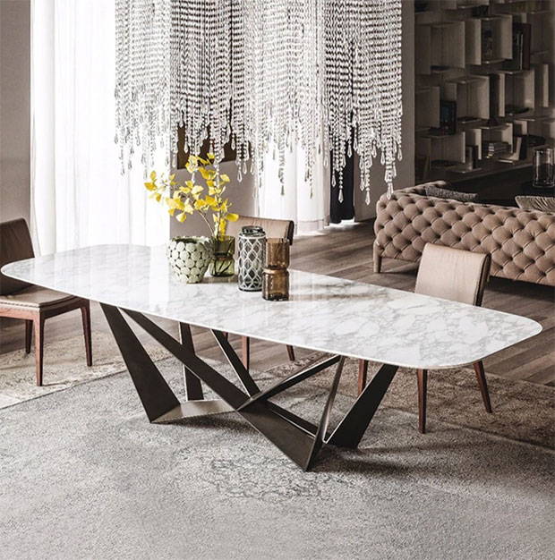 Hudae Marble Dining Table