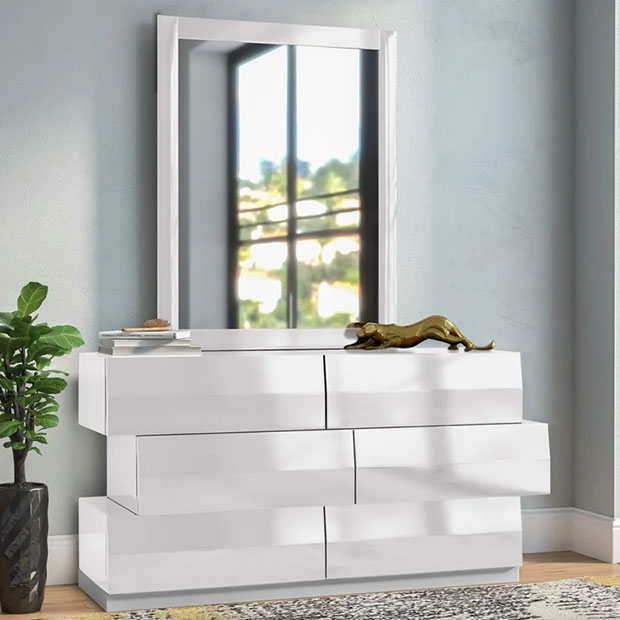 45 Gorgeous White Dresser With Mirror To Complement Your Interior ...