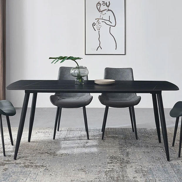 Catello Stone Iron Dining Table