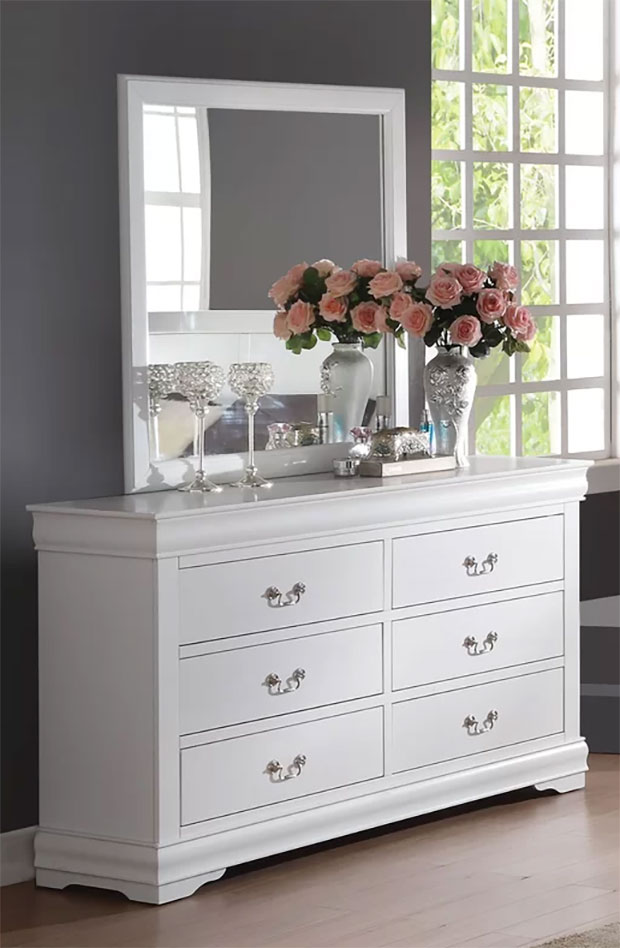 45 Gorgeous White Dresser With Mirror To Complement Your Interior ...