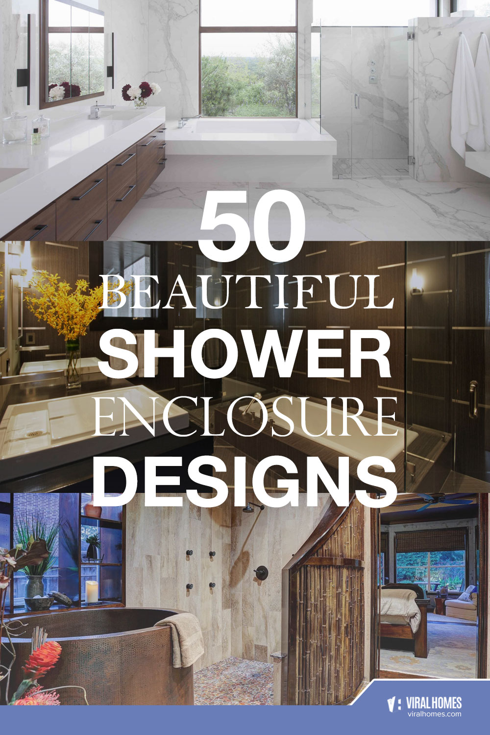 Beautiful Shower Enclosure Designs to Decorate your Bathroom