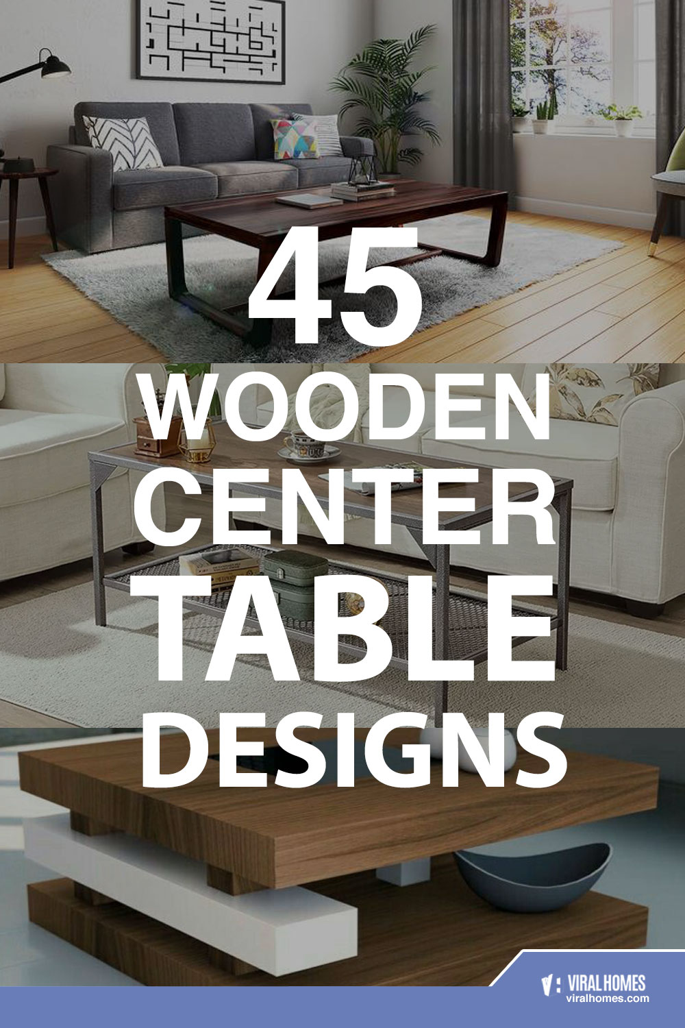 45 Gorgeous Wooden Center Table Designs to Grace Your Living Rooms ...