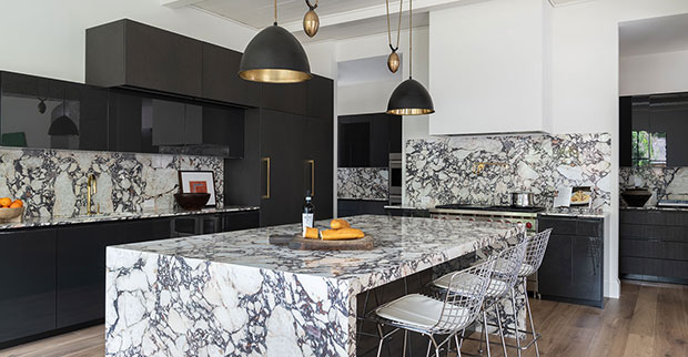 A Bold and Monochromatic Kitchen