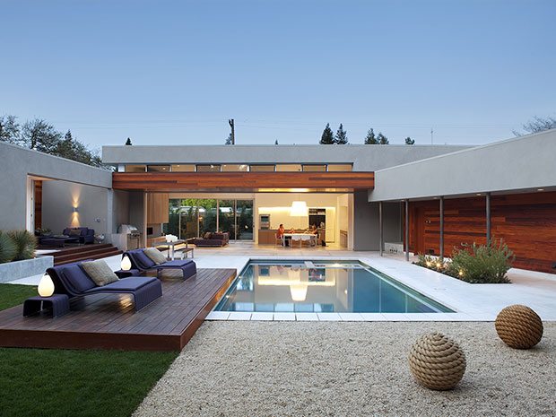 Menlo Park Courtyard Residence