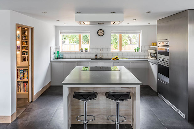 Contemporary Grey Industrial Kitchen