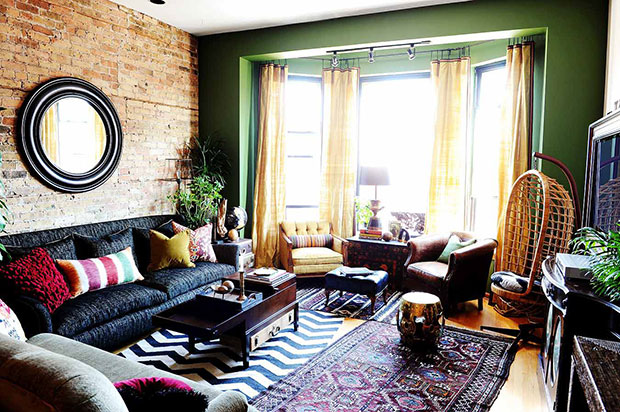 Eclectic Living Room