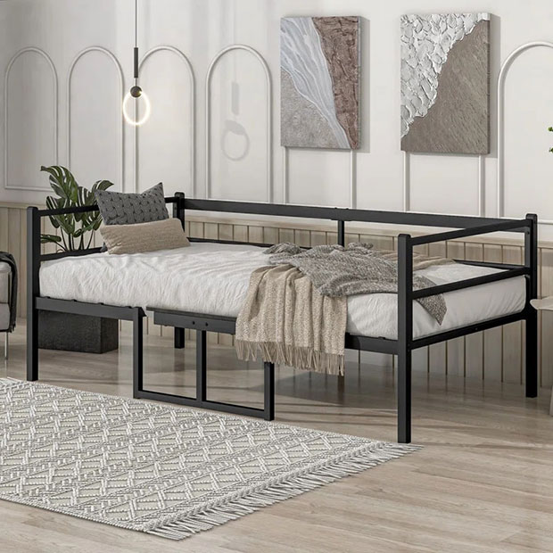 Twin Daybed with Built-in Desk