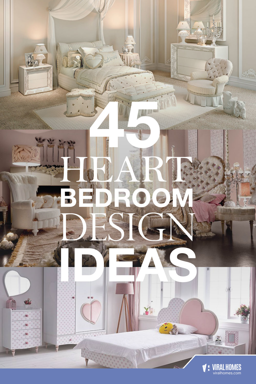 Heart-Themed Bedroom Designs for the Romantics