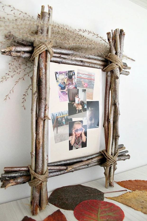 DIY Rustic Photo Frame