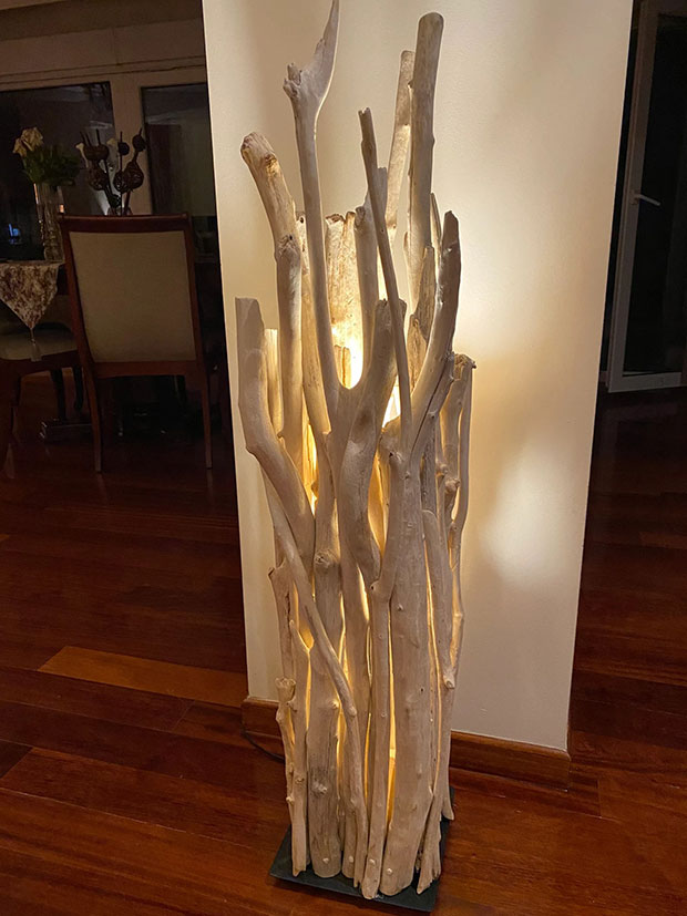 Driftwood Floor Lamp