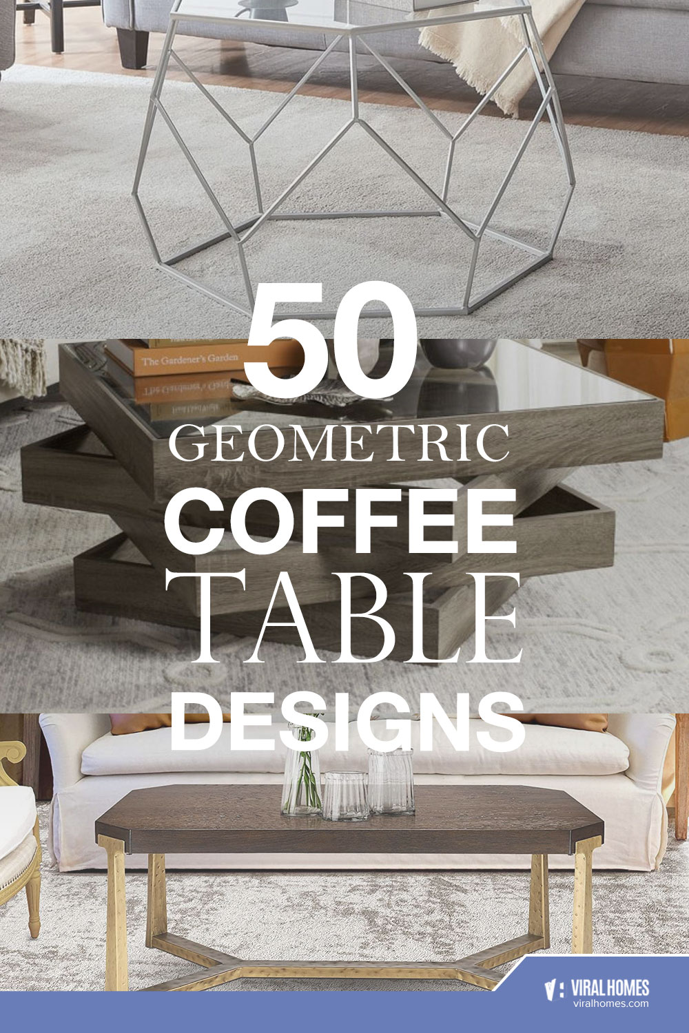 Edgy Geometric Coffee Tables To Add Texture To Your Home