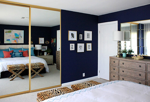 Bold & Eclectic Master Bedroom