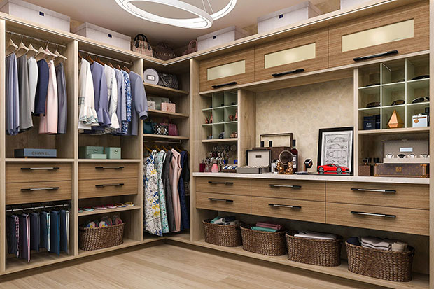 Her Side Walk-in Closet