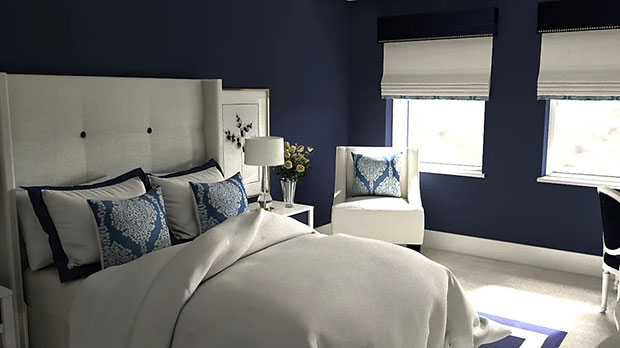 Blue Bedroom