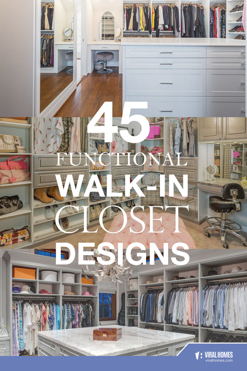 Functional Walk-In Closet Designs to Store Your Stuff