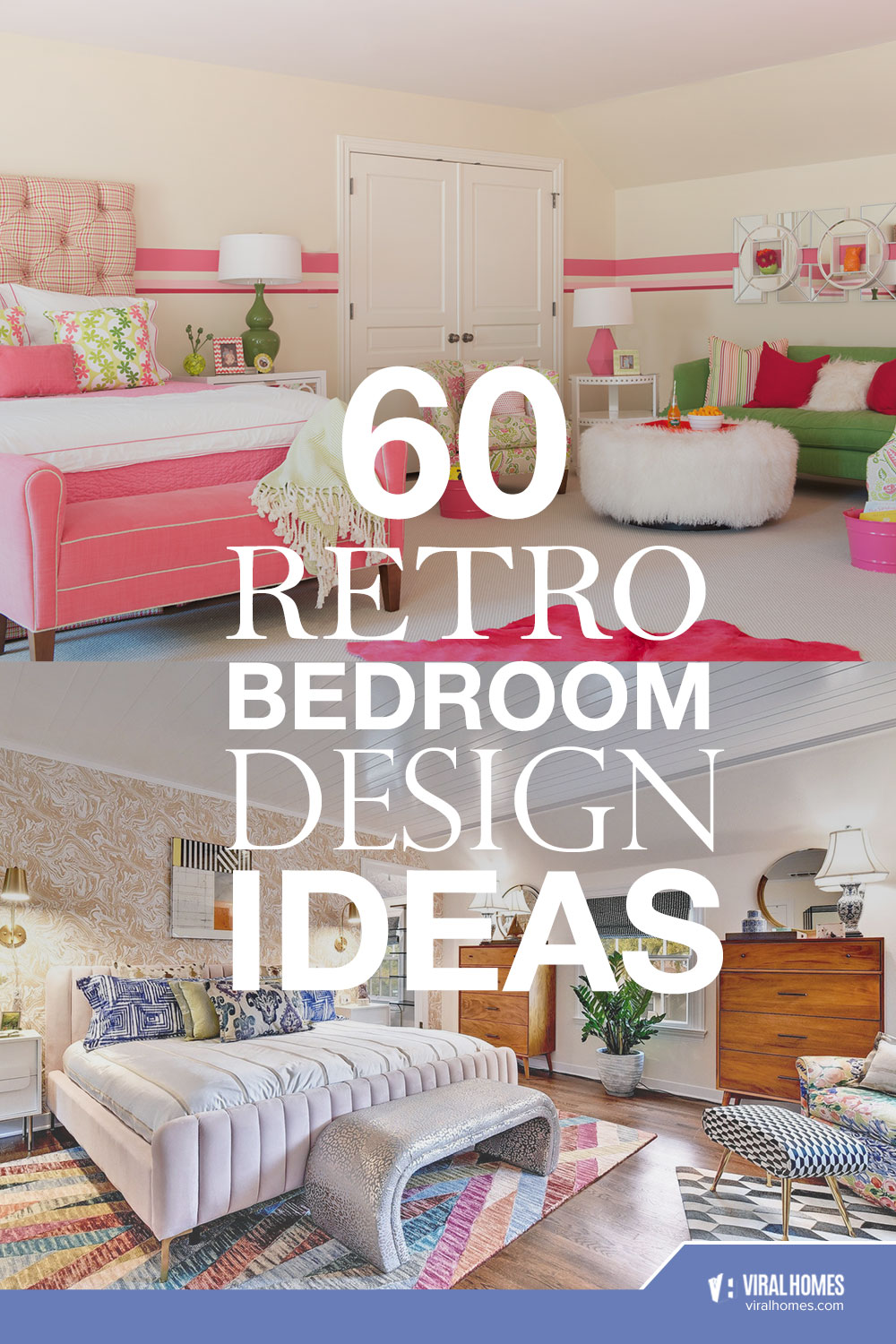 Hip Retro Bedroom Designs That'll Take You Back